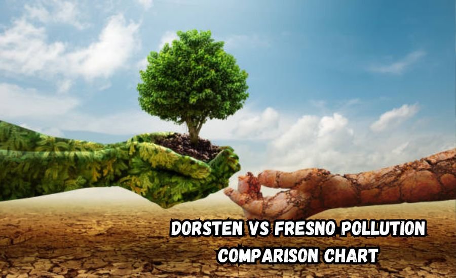 dorsten vs fresno pollution comparison chart