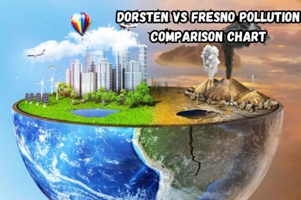 dorsten vs fresno pollution comparison chart