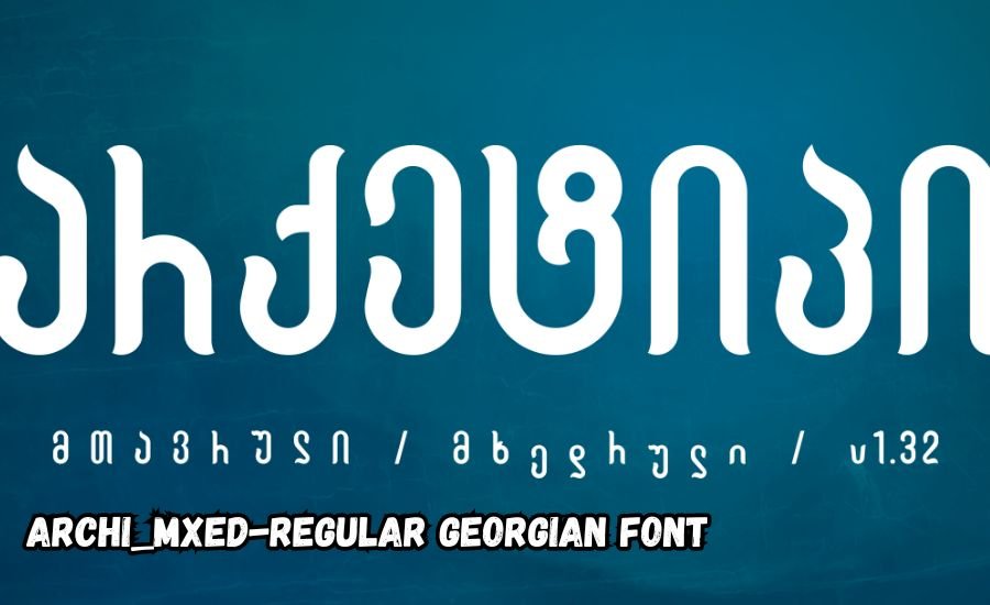 archi_mxed-regular georgian font