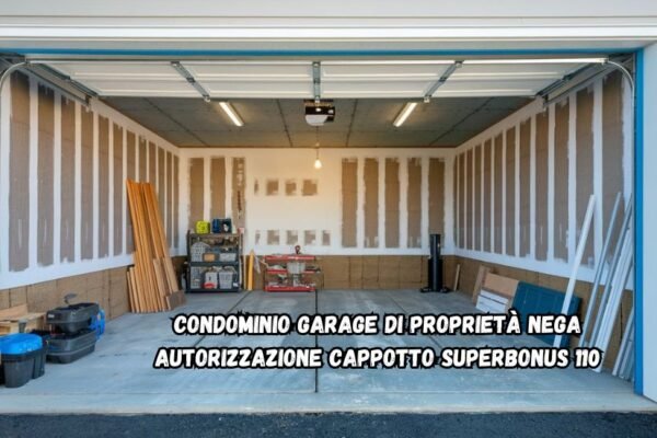 condominio garage di proprietà nega autorizzazione cappotto superbonus 110