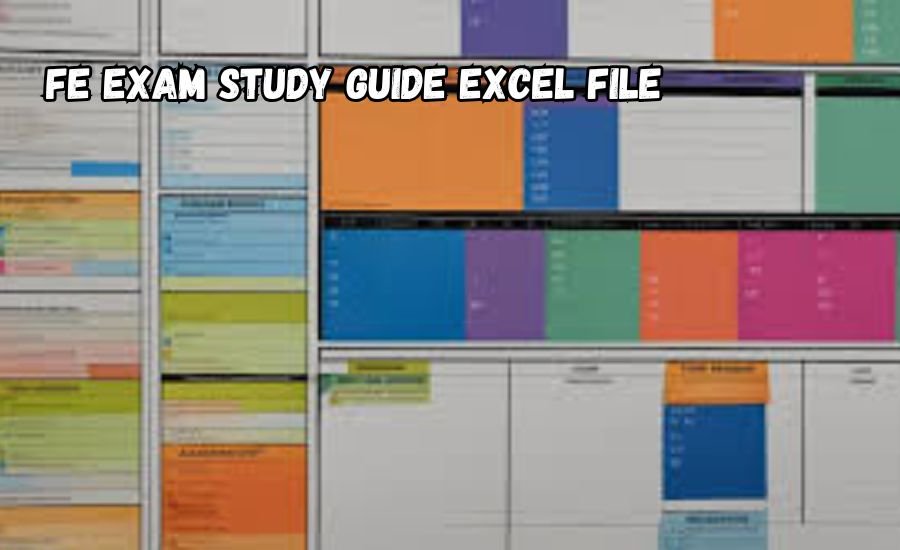 fe exam study guide excel file