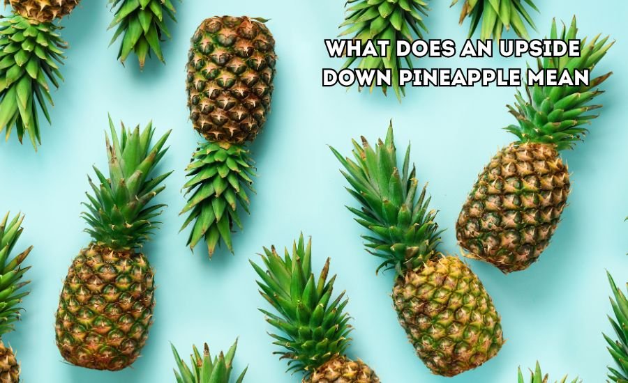 what does an upside down pineapple mean