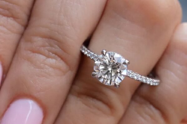 Exquisite 1 Carat Ruby Engagement Ring | Vintage Rose Gold Halo Design Carat Ruby Engagement Ring